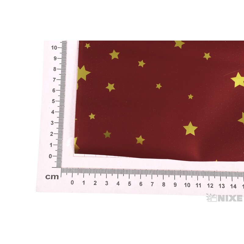 ROLE PLAST HVĚZDA 50cmx10yd*BORDOVÁ