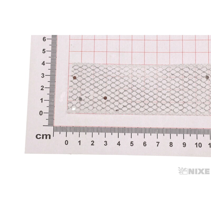 STUHA RETRO 4cmx7yd*STŘÍBRNÁ