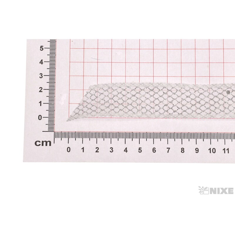 STUHA RETRO 2,5cmx7yd*STŘÍBRNÁ
