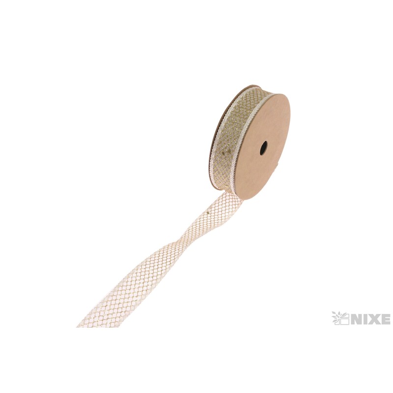 STUHA RETRO 2,5cmx7yd*ZLATÁ