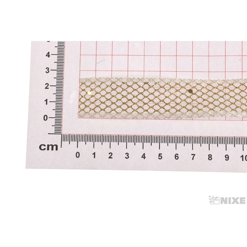 STUHA RETRO 2,5cmx7yd*ZLATÁ