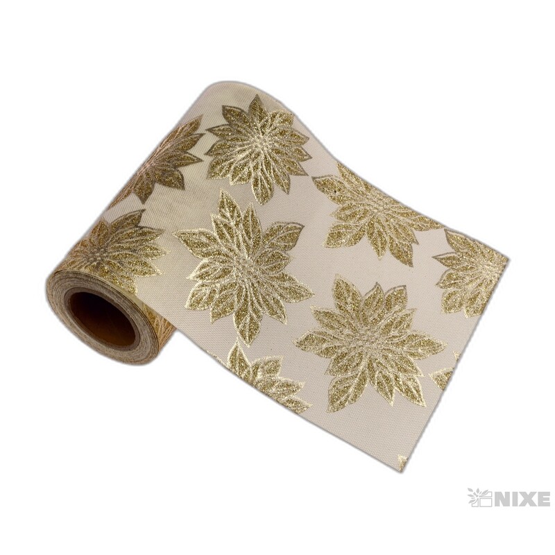 STUHA JUTA VÁNOCE 14,5cmx5yd*MIX BAREV