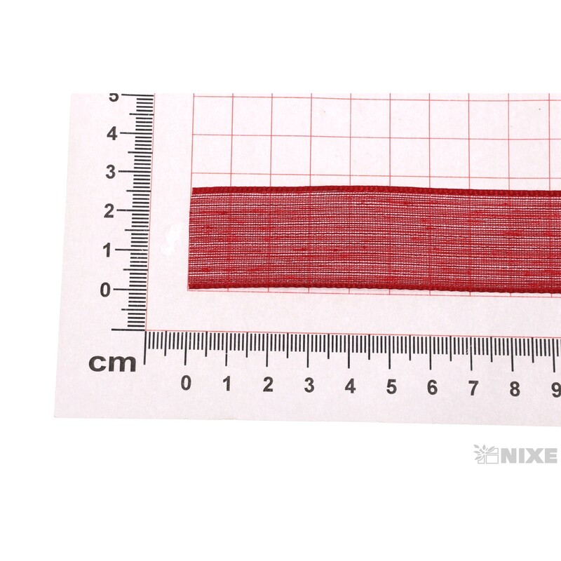 PLÁTNOVÁ STUHA MTP 25mmx25m*ČERVENÁ 100645