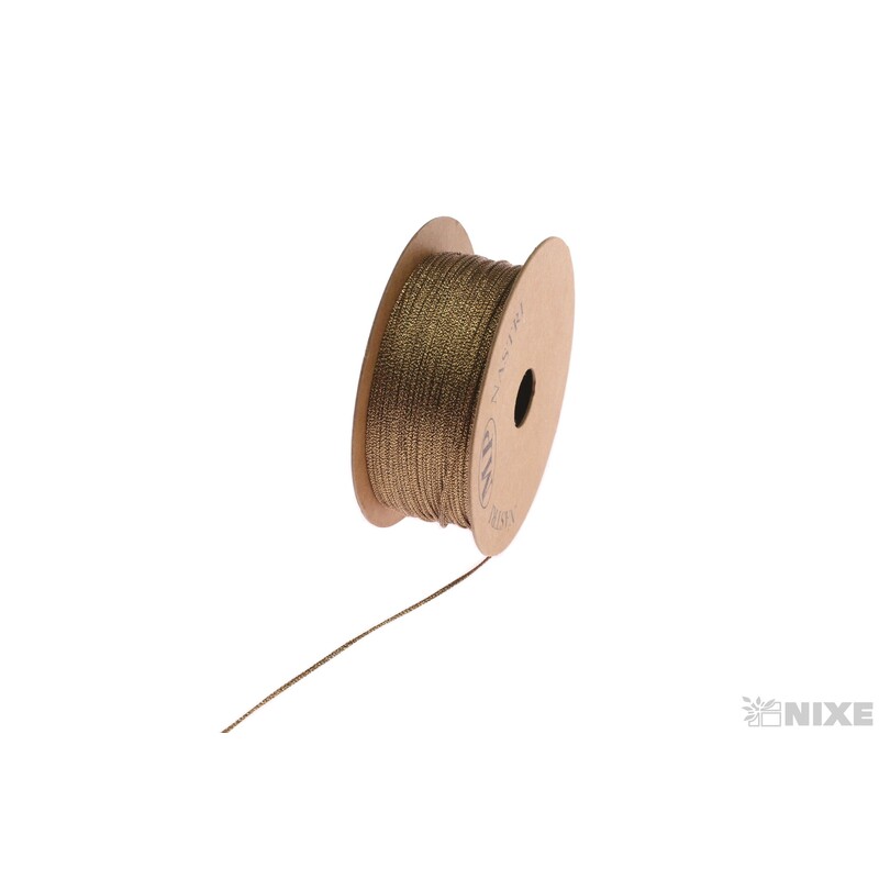 STUHA SHINY CORD 01mmx50m*MĚDENÁ