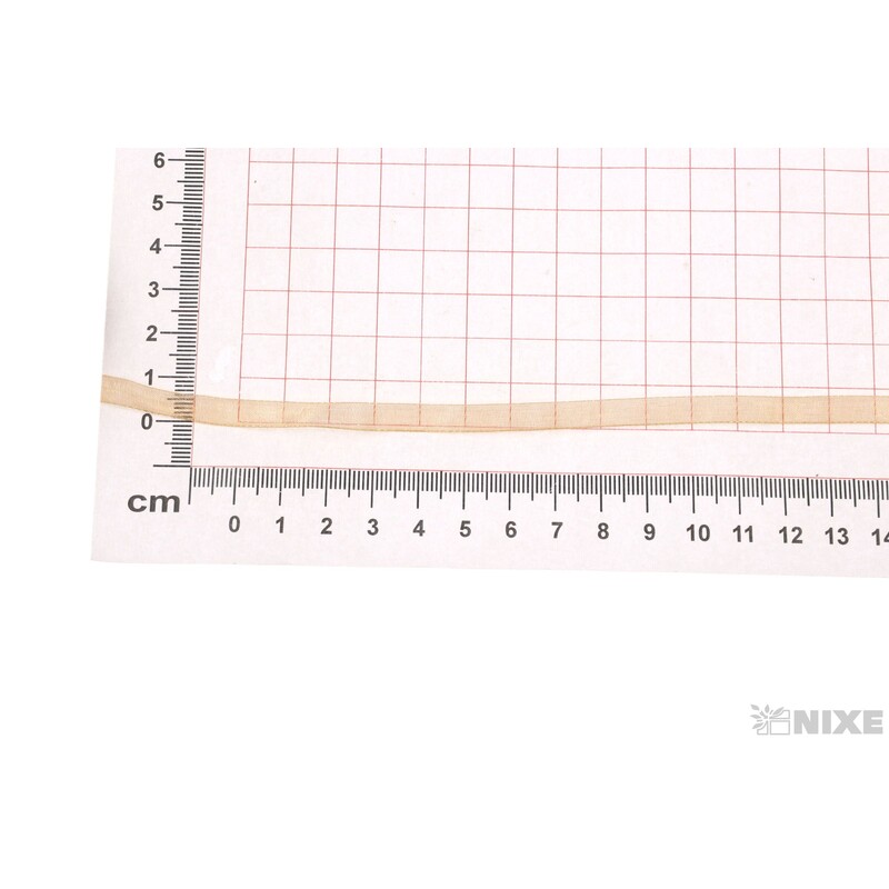 ORGANZA 05mmx200m*HNĚDÁ KARAMEL