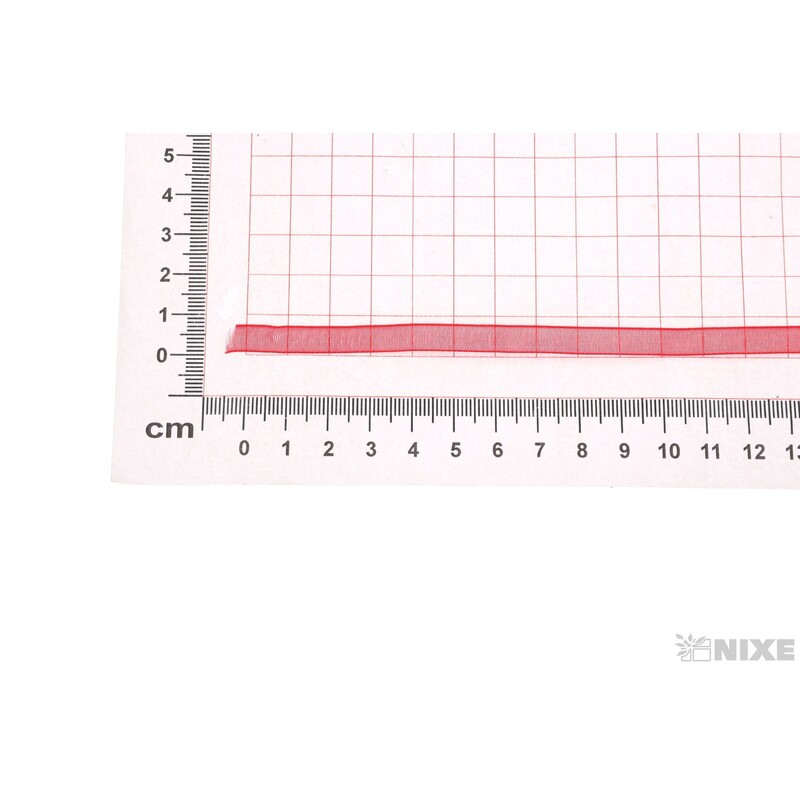 ORGANZA 05mmx200m*ČERVENÁ