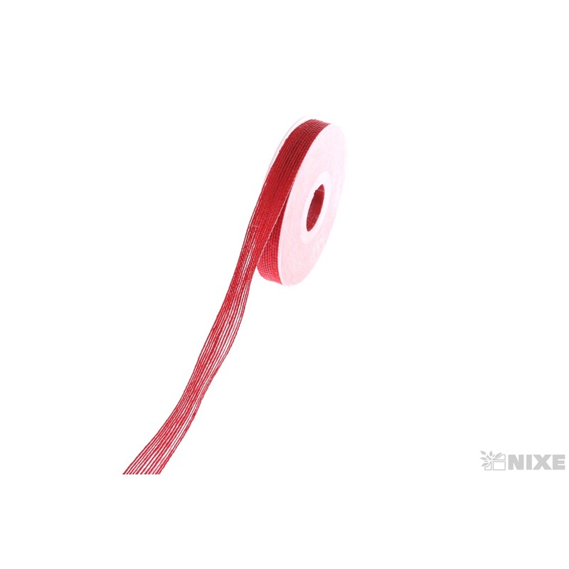 STUHA JUTE 15mmx12m*ČERVENÁ