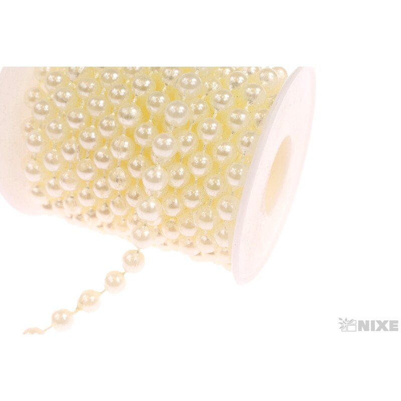 STUHA PEARL CHAIN 6mmx5m*KRÉMOVÁ