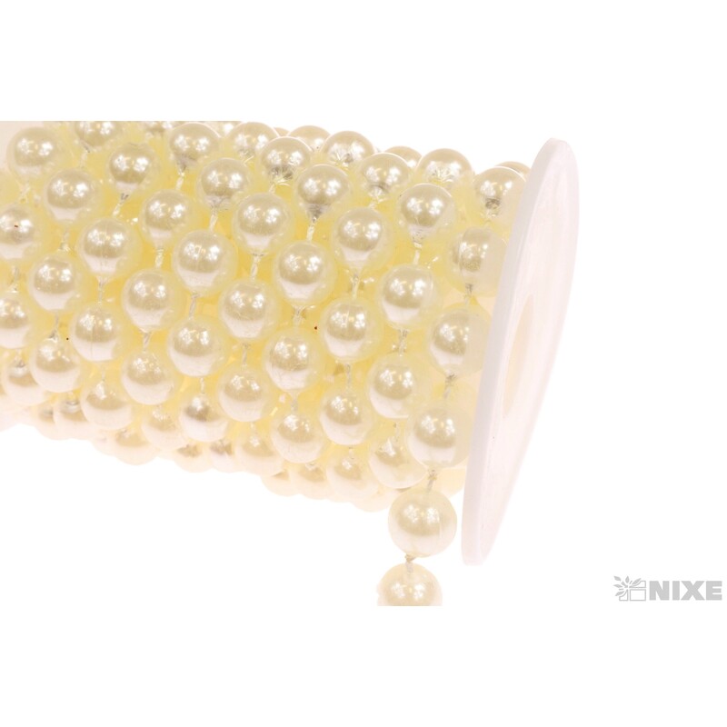 STUHA PEARL CHAIN 10mmx3m*KRÉMOVÁ