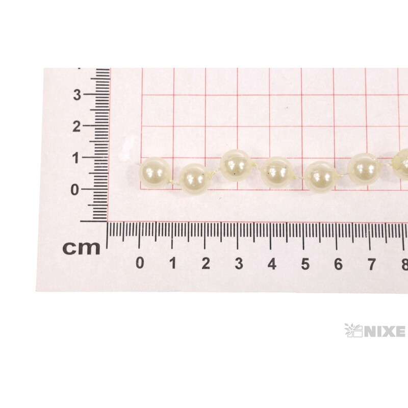 STUHA PEARL CHAIN 10mmx3m*KRÉMOVÁ