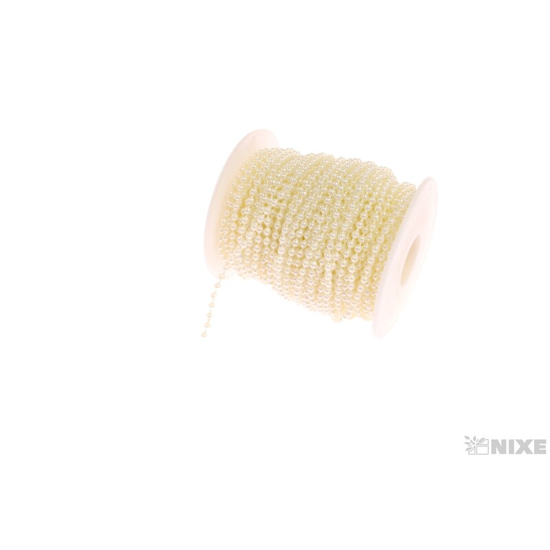 STUHA PEARL CHAIN 02mmx22m*KRÉMOVÁ