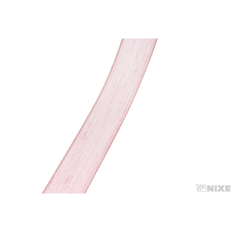 PLÁTNOVÁ STUHA MTP 25mmx25m*RŮŽOVÁ 108607