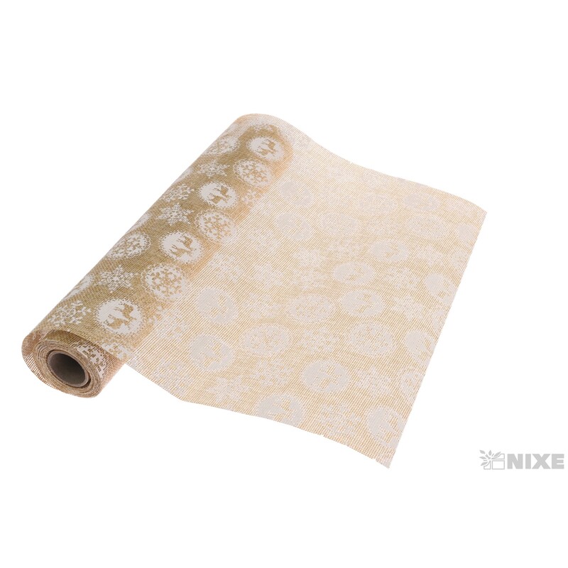 ROLE JUTA VLOČKA 36cmx3m*PŘÍRODNÍ+BÍLÁ