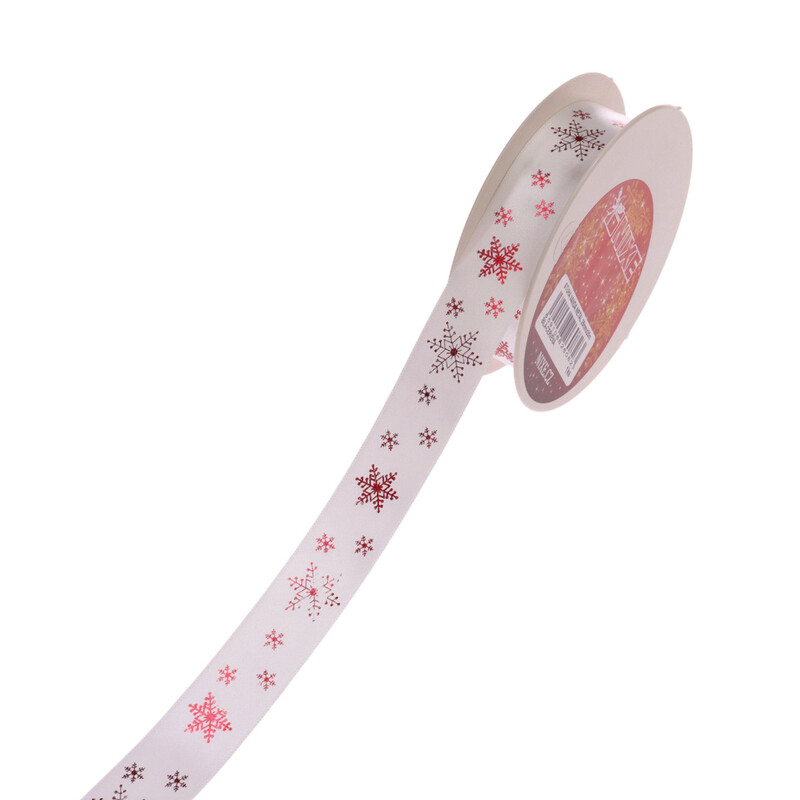 STUHA VANDA METAL 25mmx25m*BÍLÁ-ČERVENÁ