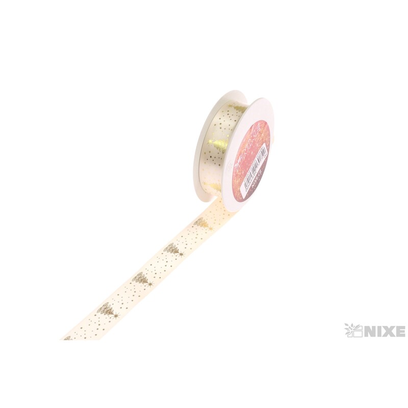 STUHA VEJA METAL 25mmx25m*KRÉMOVÁ-ZLATÁ