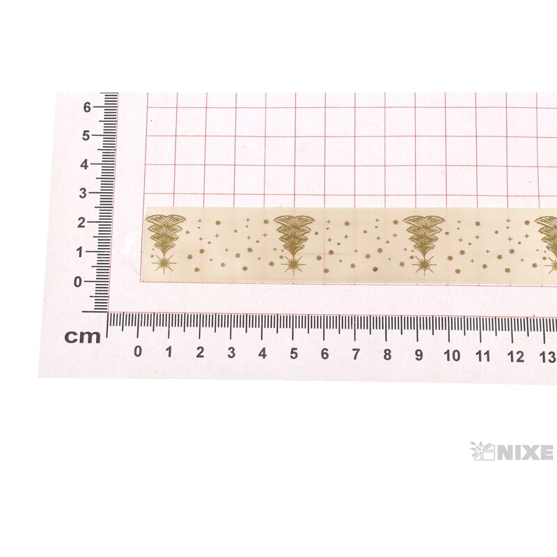 STUHA VEJA METAL 25mmx25m*KRÉMOVÁ-ZLATÁ