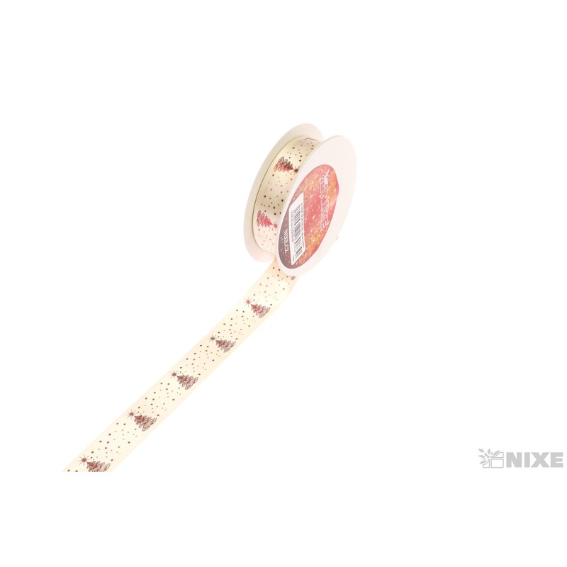 STUHA VEJA METAL 25mmx25m*KRÉMOVÁ-ČERVENÁ