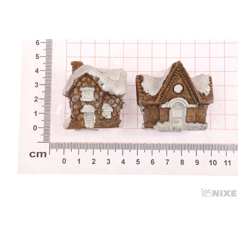 DOMEČEK NALEP. 4x4cm 4ks*