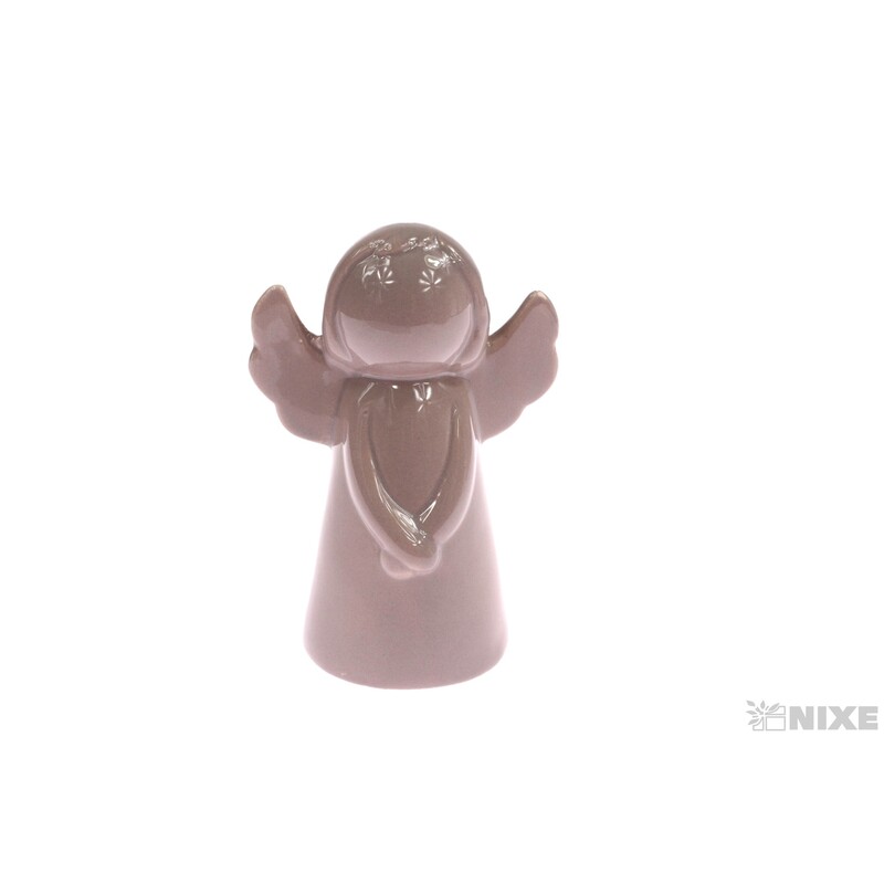 ANDĚL PORCELÁN 11,5cm*ŠEDÁ