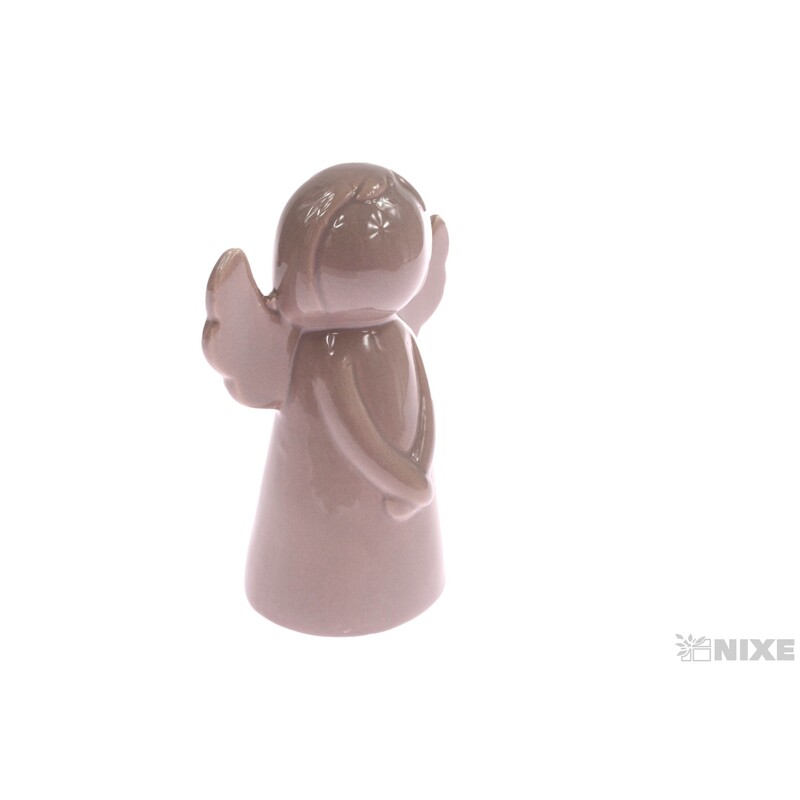 ANDĚL PORCELÁN 11,5cm*ŠEDÁ