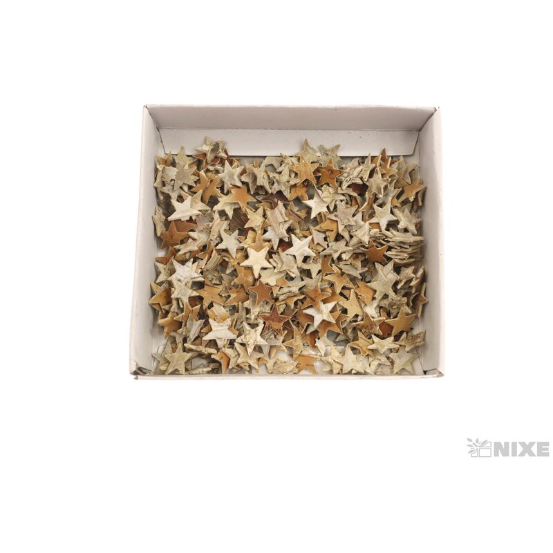 HVĚZDA BŘÍZA 1,5cm 240ks*PŘÍRODNÍ