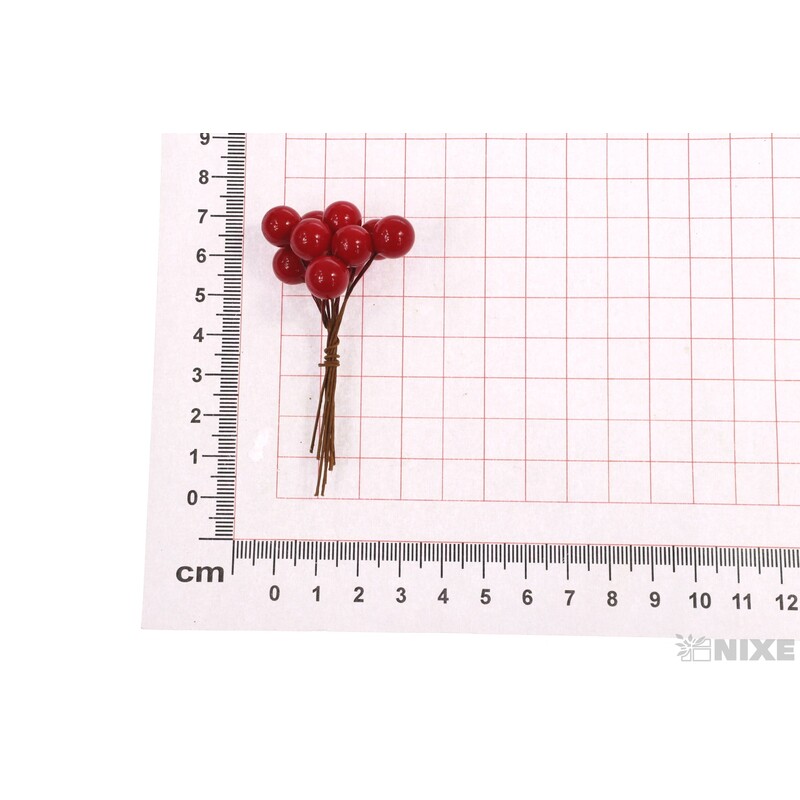 JEŘABINA 1x6cm 10ks 12sv*ČERVENÁ