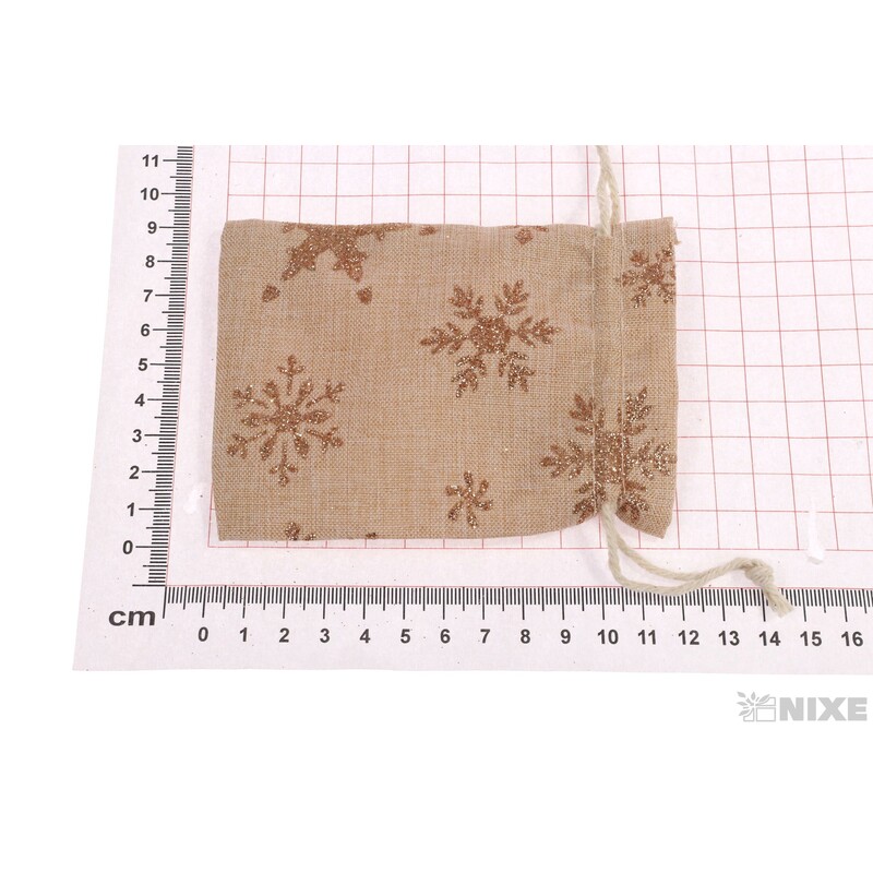 SÁČEK VLOČKA 09x12cm*PŘÍRODNÍ