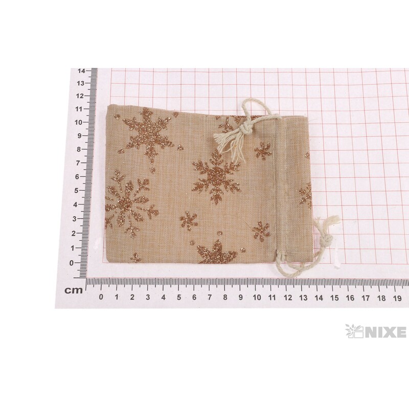 SÁČEK VLOČKA 11x14cm*PŘÍRODNÍ