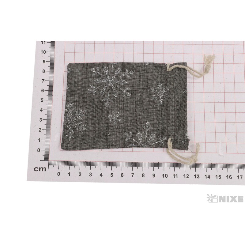 SÁČEK VLOČKA 09x12cm*ŠEDÁ