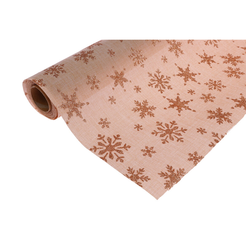 ROLE JUTA VLOČKA 36cmx3m*MĚDENÁ+PŘÍRODNÍ