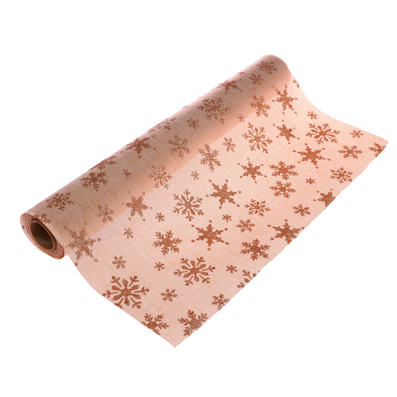 ROLE JUTA VLOČKA 36cmx3m*MĚDENÁ+PŘÍRODNÍ