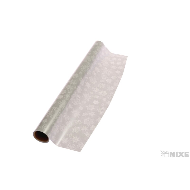 ROLE PLAST VLOČKA 50cmx9yd*STŘÍBRNÁ