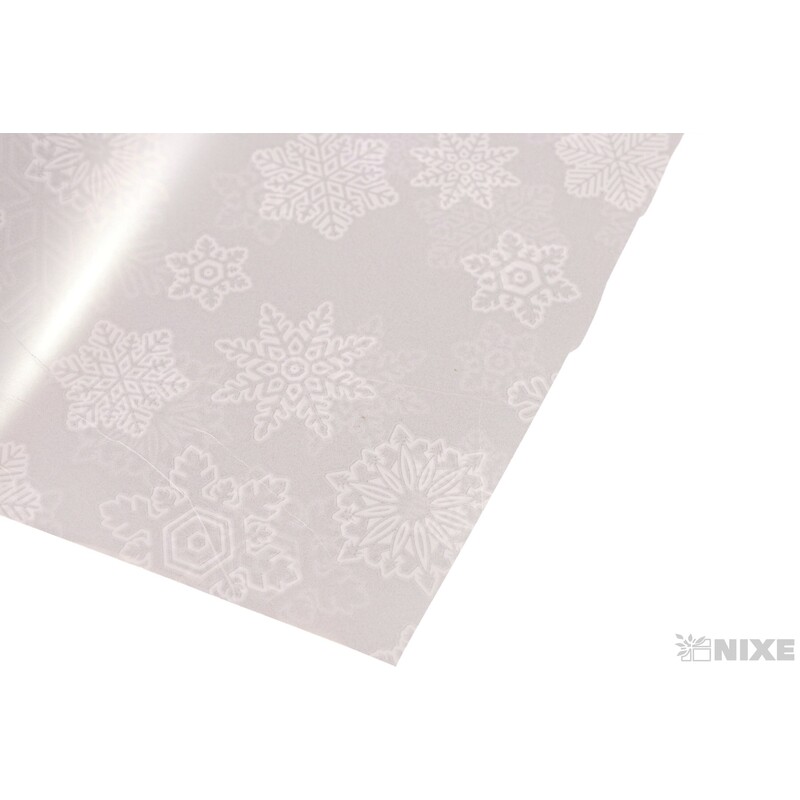 ROLE PLAST VLOČKA 50cmx9yd*STŘÍBRNÁ