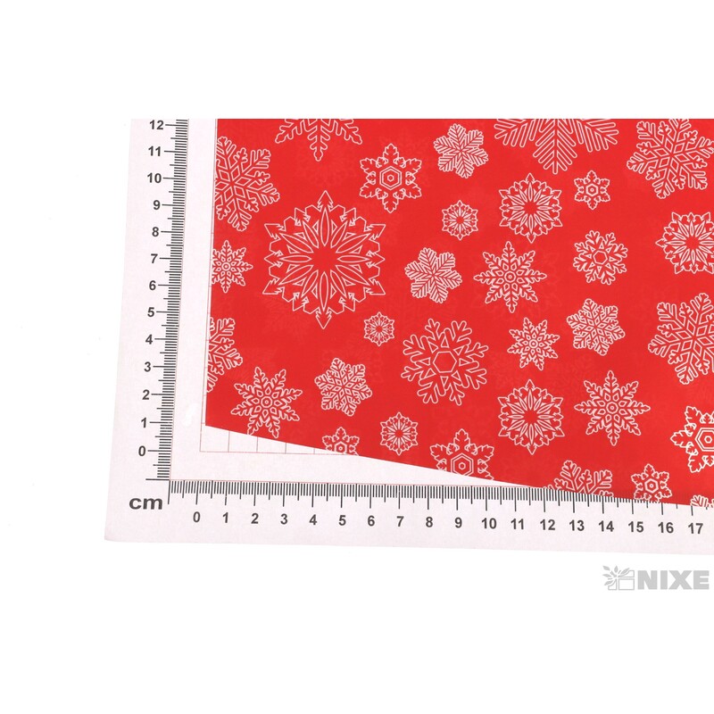 ROLE PLAST VLOČKA 50cmx9yd*ČERVENÁ