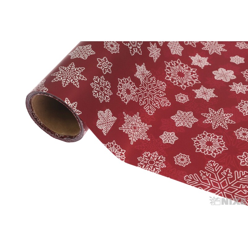 ROLE PLAST VLOČKA 50cmx9yd*BORDOVÁ