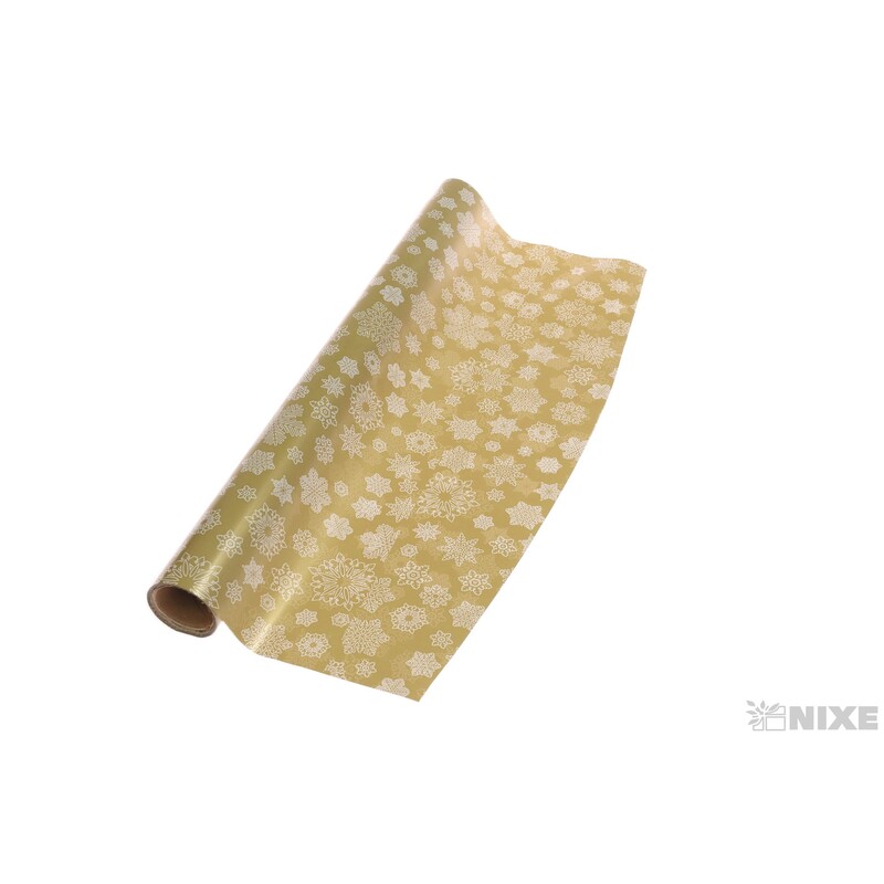 ROLE PLAST VLOČKA 50cmx9yd*ZLATÁ