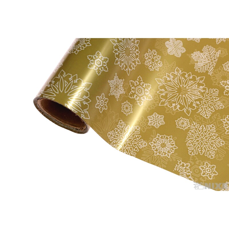 ROLE PLAST VLOČKA 50cmx9yd*ZLATÁ