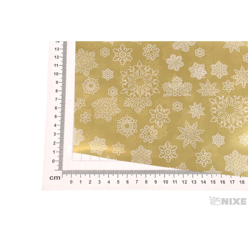 ROLE PLAST VLOČKA 50cmx9yd*ZLATÁ