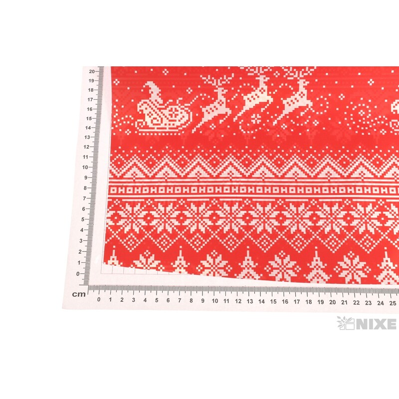 ROLE PLAST STROMEČEK 50cmx9yd*ČERVENÁ