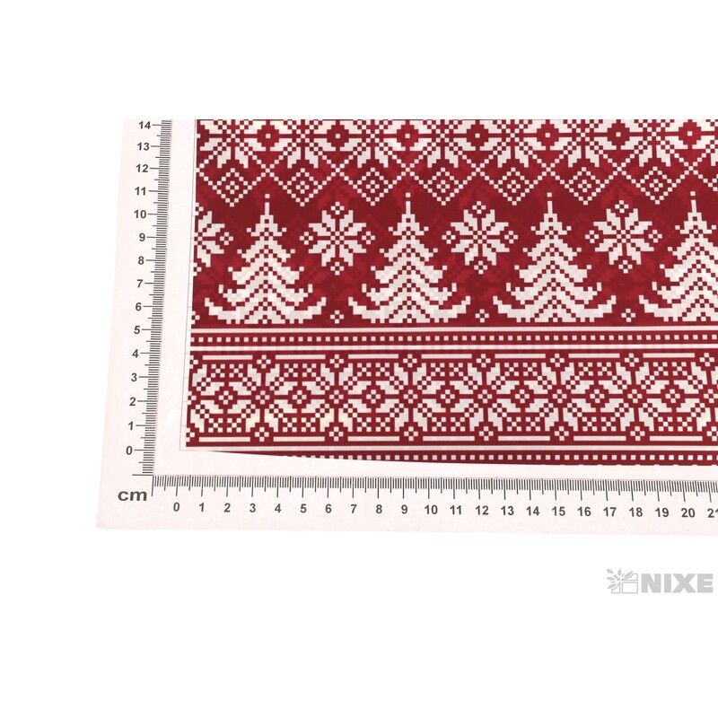 ROLE PLAST STROMEČEK 50cmx9yd*BORDOVÁ