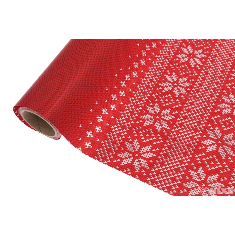 ROLE PLAST HVĚZDA 50cmx9yd*ČERVENÁ