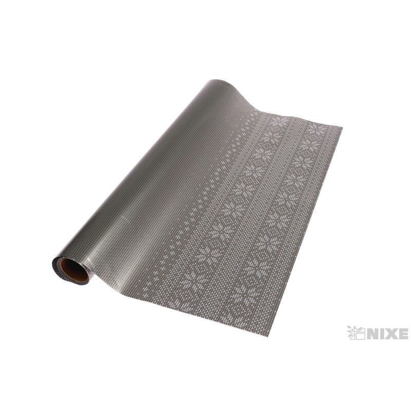 ROLE PLAST HVĚZDA 50cmx9yd*STŘÍBRNÁ