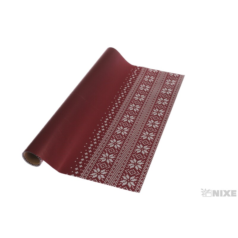 ROLE PLAST HVĚZDA 50cmx9yd*BORDOVÁ