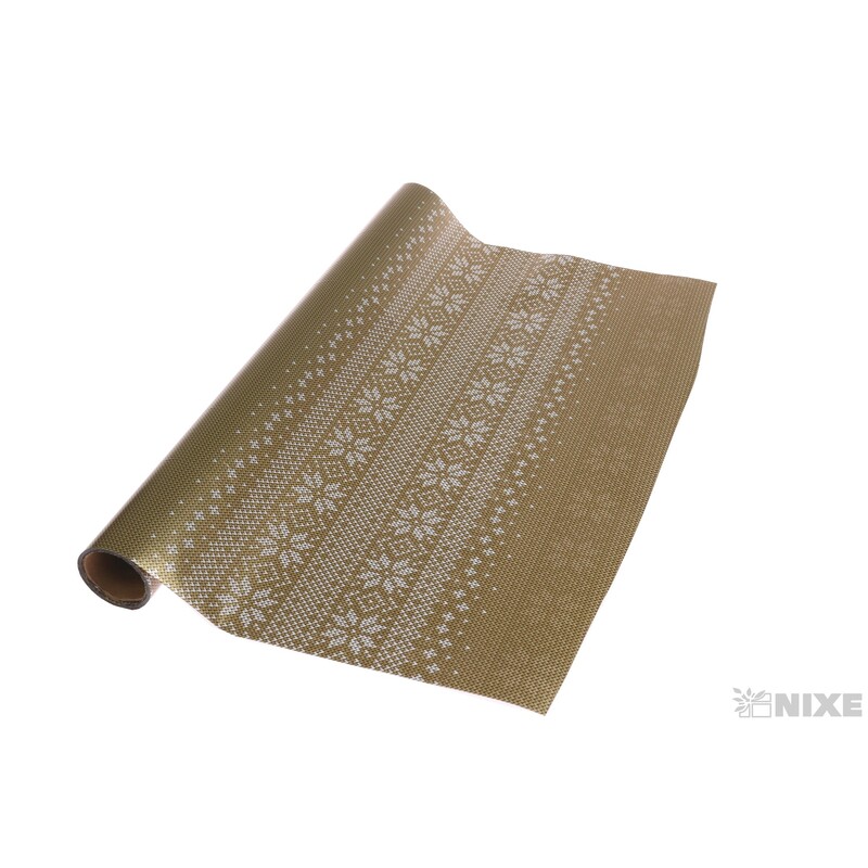 ROLE PLAST HVĚZDA 50cmx9yd*ZLATÁ