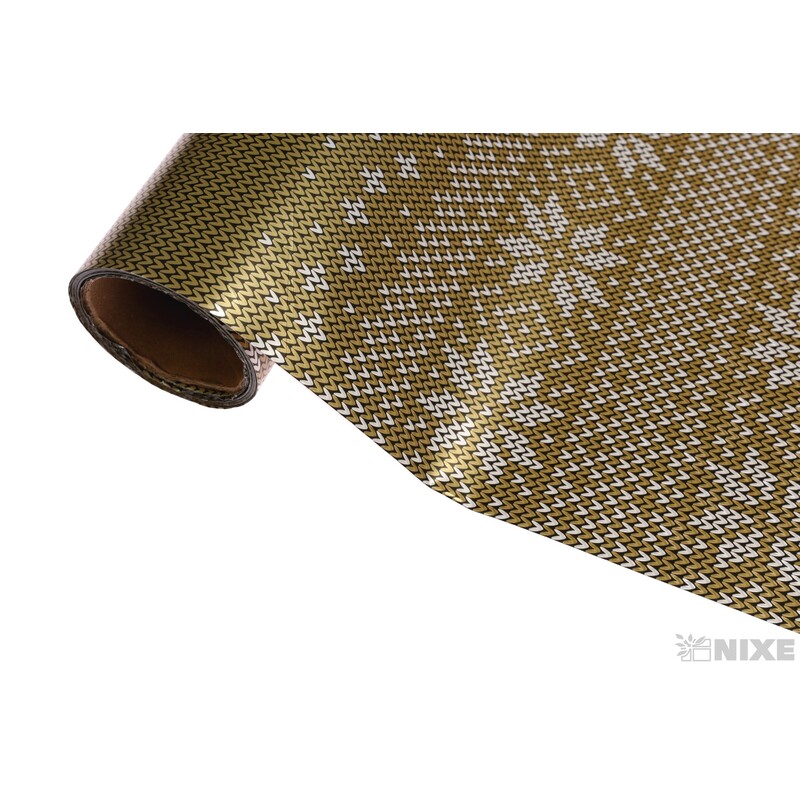 ROLE PLAST HVĚZDA 50cmx9yd*ZLATÁ