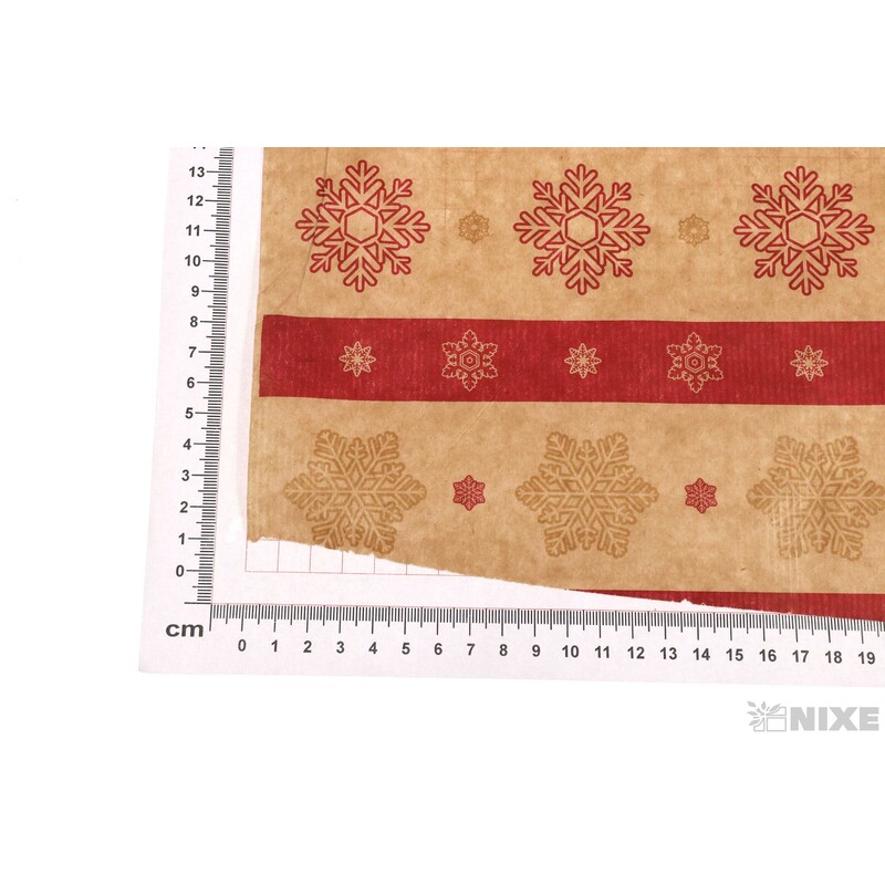 ROLE PAPÍR VLOČKA 50cmx9yd*BORDOVÁ