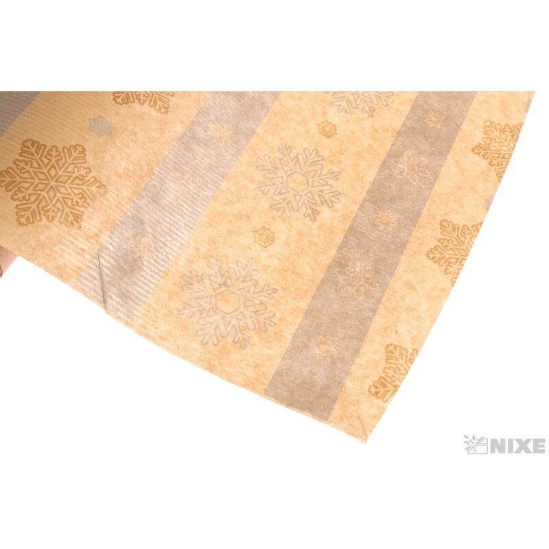 ROLE PAPÍR VLOČKA 50cmx9yd*STŘÍBRNÁ