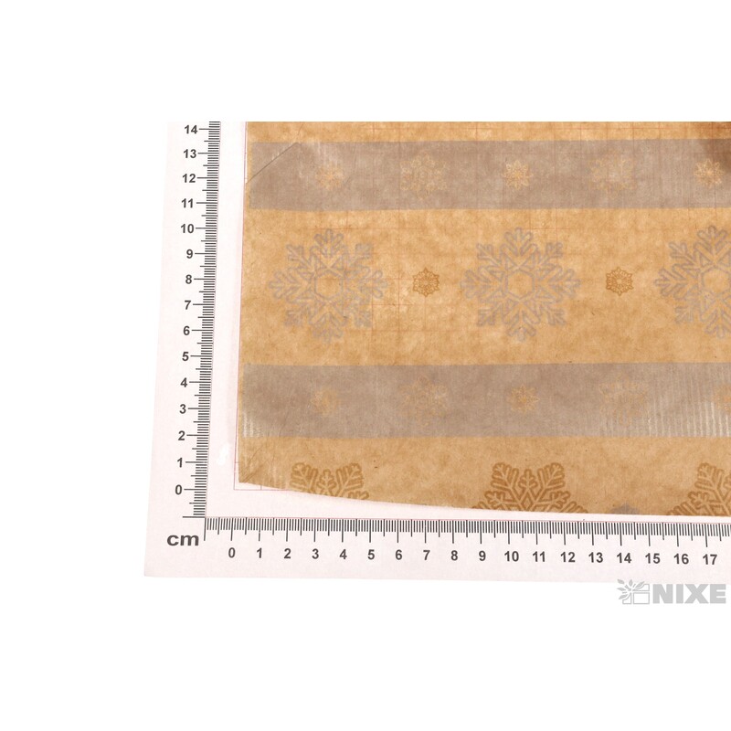 ROLE PAPÍR VLOČKA 50cmx9yd*STŘÍBRNÁ