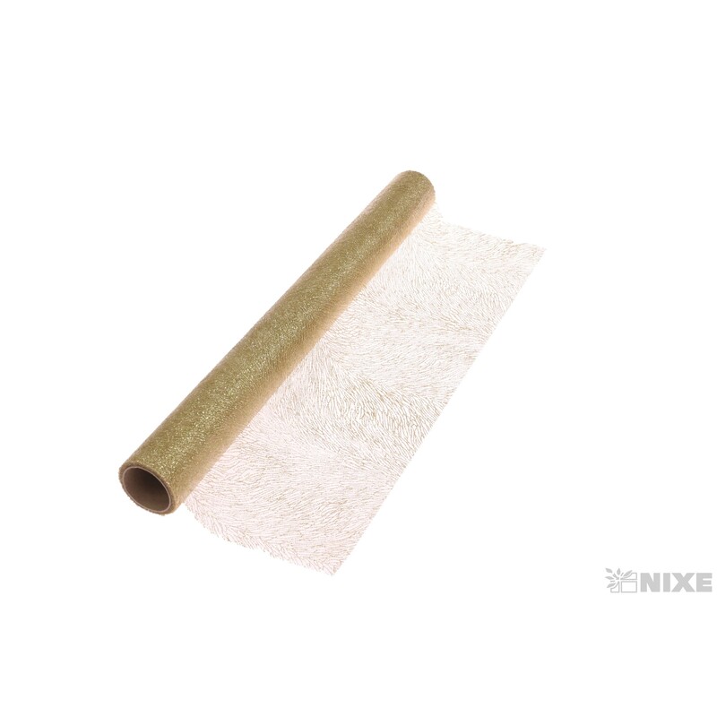 ORGANZA F023 48cmx5yd*ZLATÁ