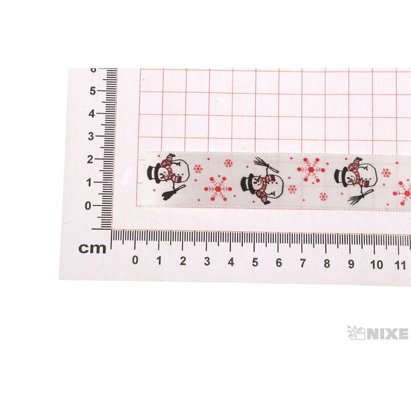 STUHA SNĚHULÁK 25mmx25m*BÍLÁ+ČERVENÁ